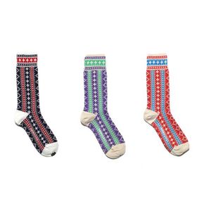 [3컬러 선택팩][3컬러]WORK12 멀티패턴 자카드양말