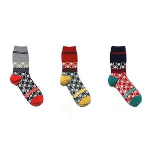 [3컬러 선택팩][3컬러]WORK17 멀티패턴 자카드양말