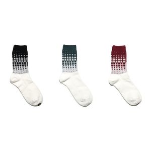 [3컬러 선택팩][3컬러]WORK18 기하학패턴 자카드양말