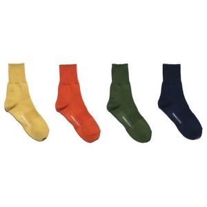 [4컬러 선택팩][8컬러]WORK0 vintage athletic 두꺼운 기본양말