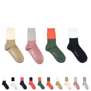 [4컬러 선택팩][10컬러]WORK0 plus-middle 컬러블록 립양말