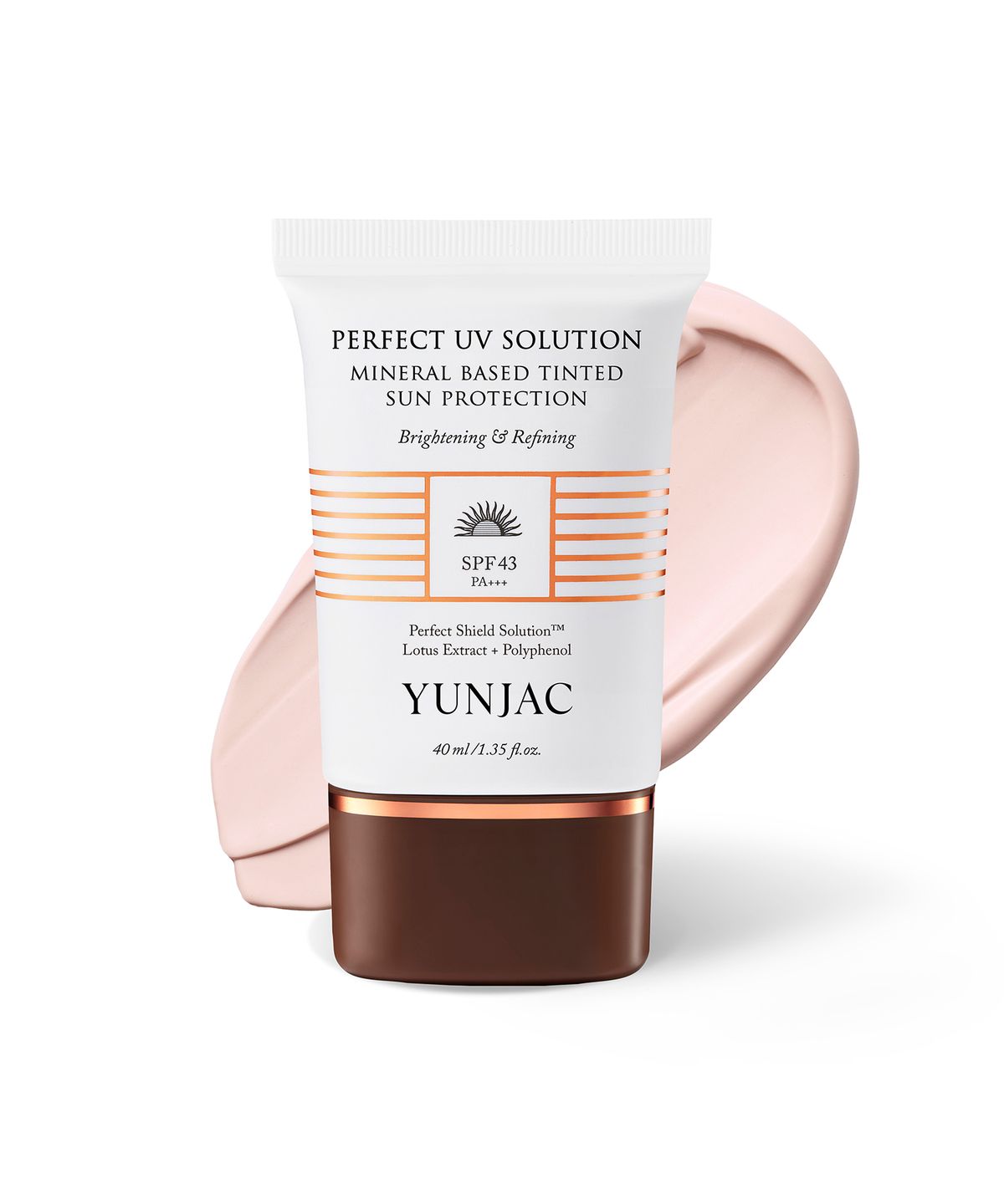 연작(YUNJAC) 퍼펙트 유브이 솔루션 미네랄베이스 틴티드 선프로텍션 [SPF43 PA+++]