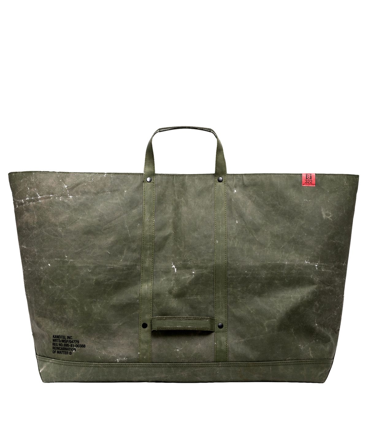 카네이테이(KANEITEI) MASON TOOL BAG XL (OLIVE DRAB) / UPCYCLED