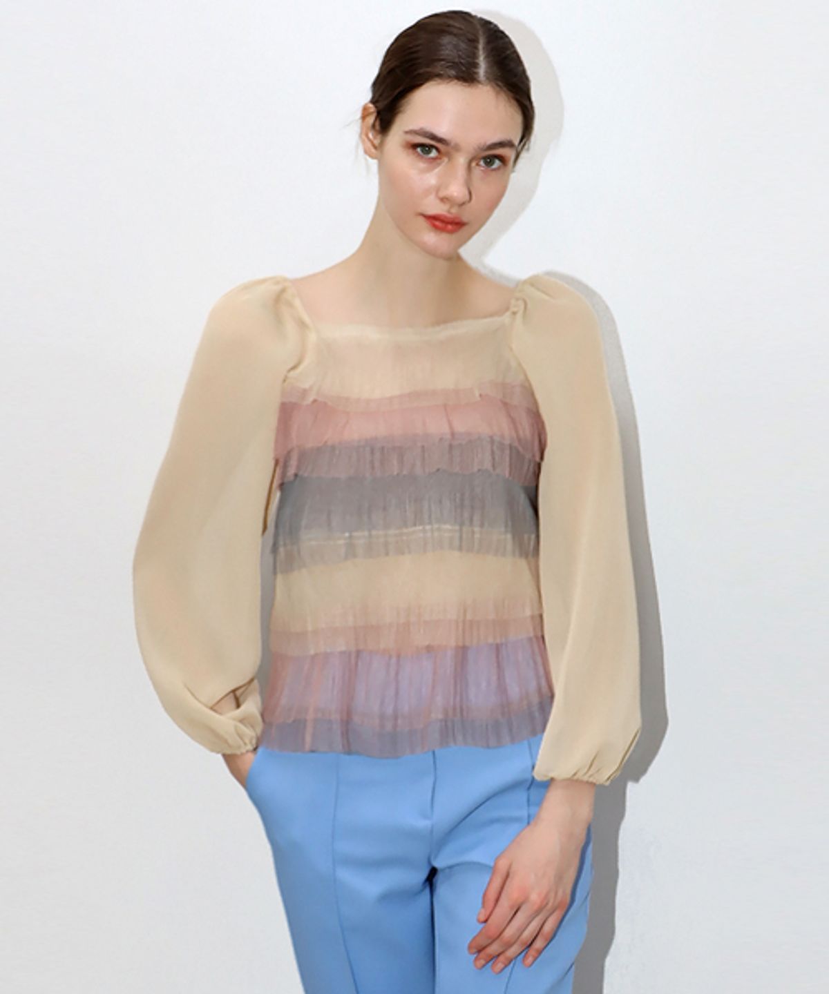 데미지니모닉(DAMAGE MNEMONIC) 캉캉 오프숄더_ Cancan Off-shoulder