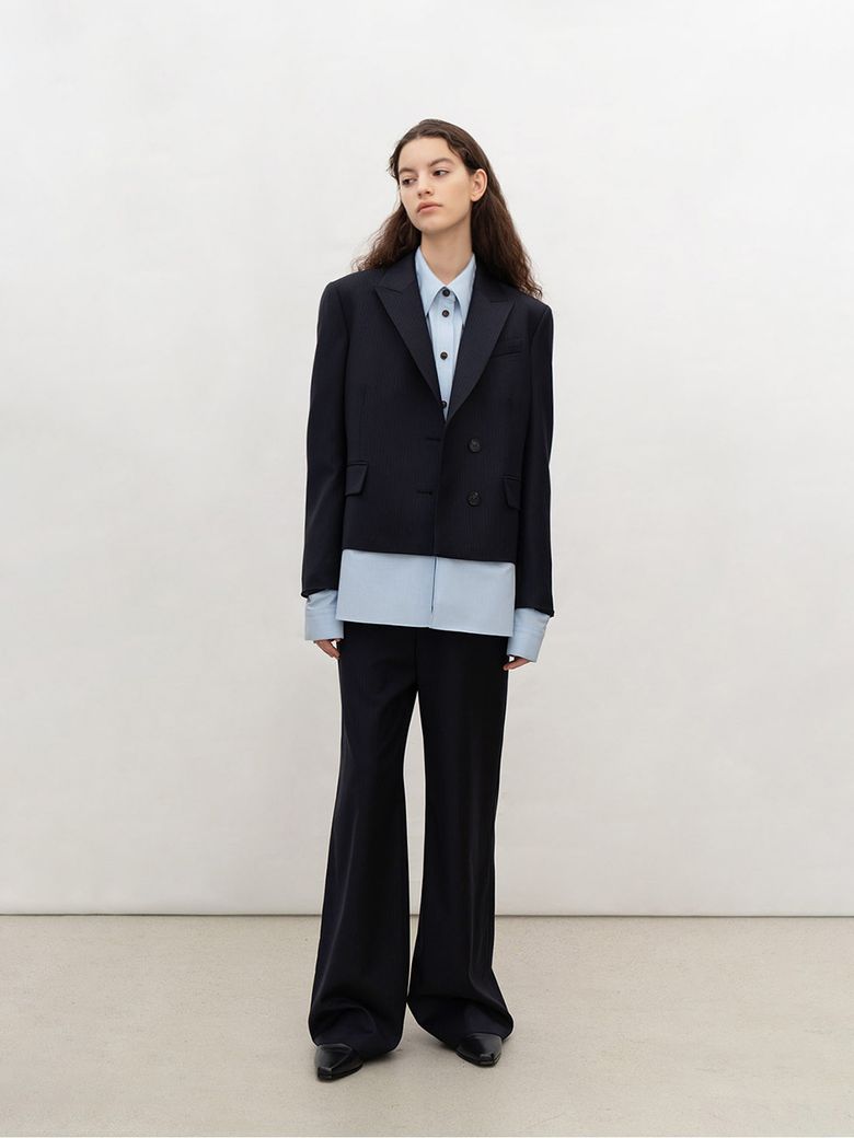 2-WAY CROP JACKET (NAVY)
