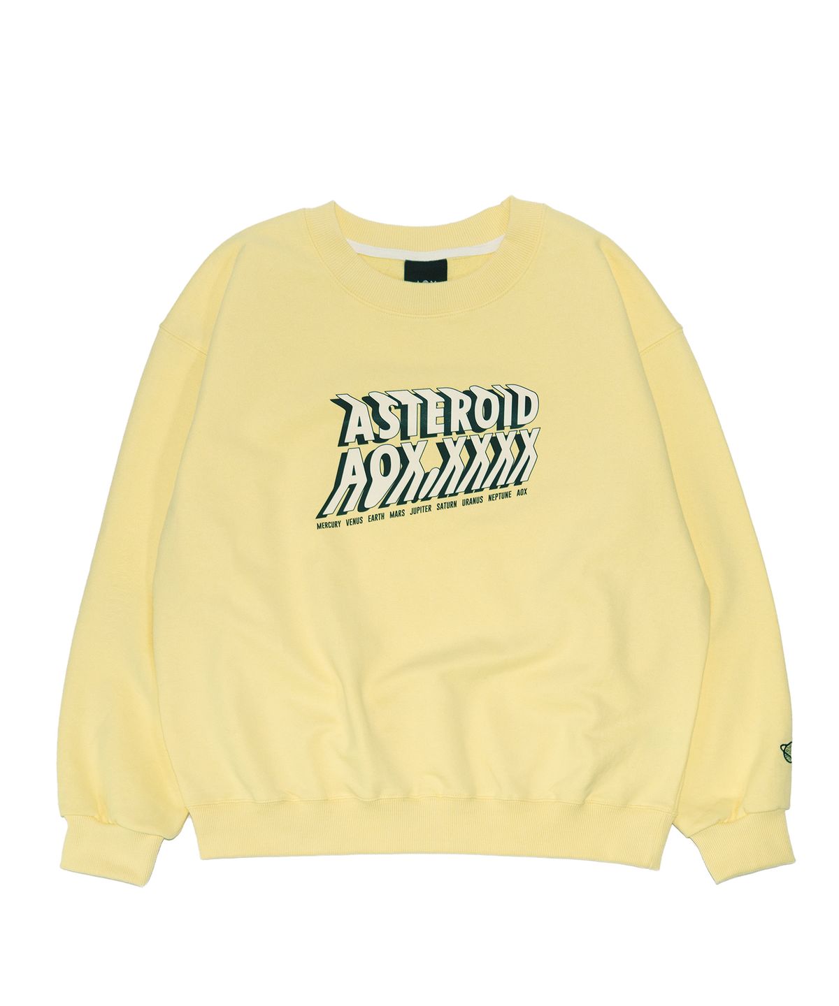 에이오엑스(AOX) ASTEROID sweatshirt(Oversize fit) Yellow
