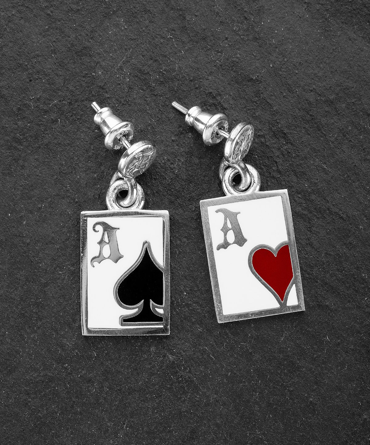 킹크로치(KING KROACH) CARD EARRING