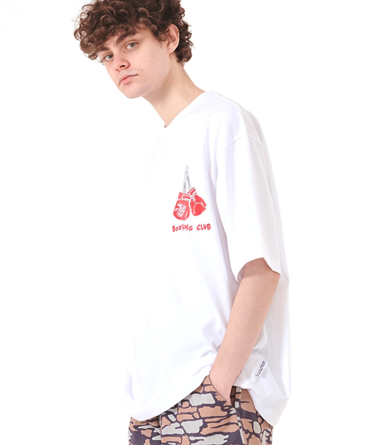 아임낫어휴먼비잉(I AM NOT A HUMAN BEING) BOXER TEE - WHITE
