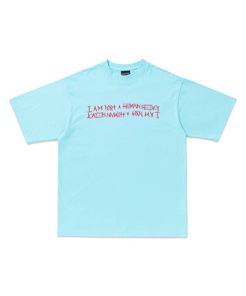 ★関税込★I AM NOT A HUMAN BEING★STITCHED BASIC LOGO TE.E★ MUSINSA | I AM NOT A HUMAN BEING BASIC LOGO SHORT SLEEVE T
