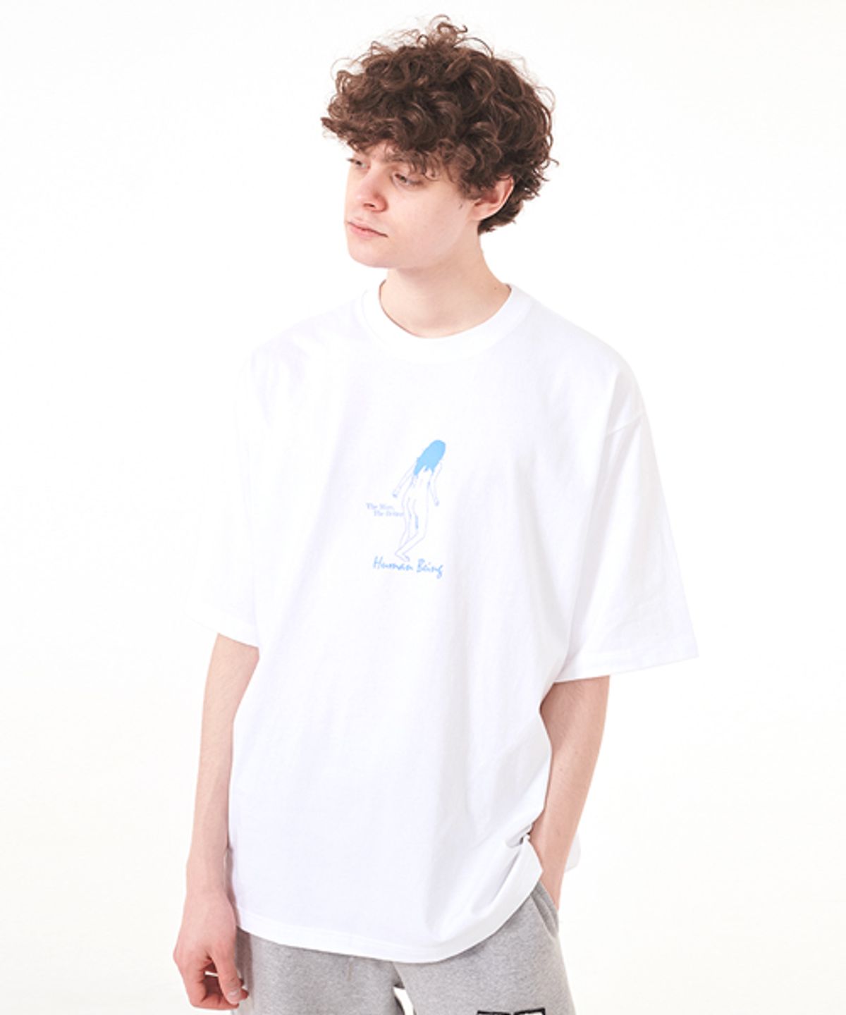 아임낫어휴먼비잉(I AM NOT A HUMAN BEING) A LADY TEE - WHITE