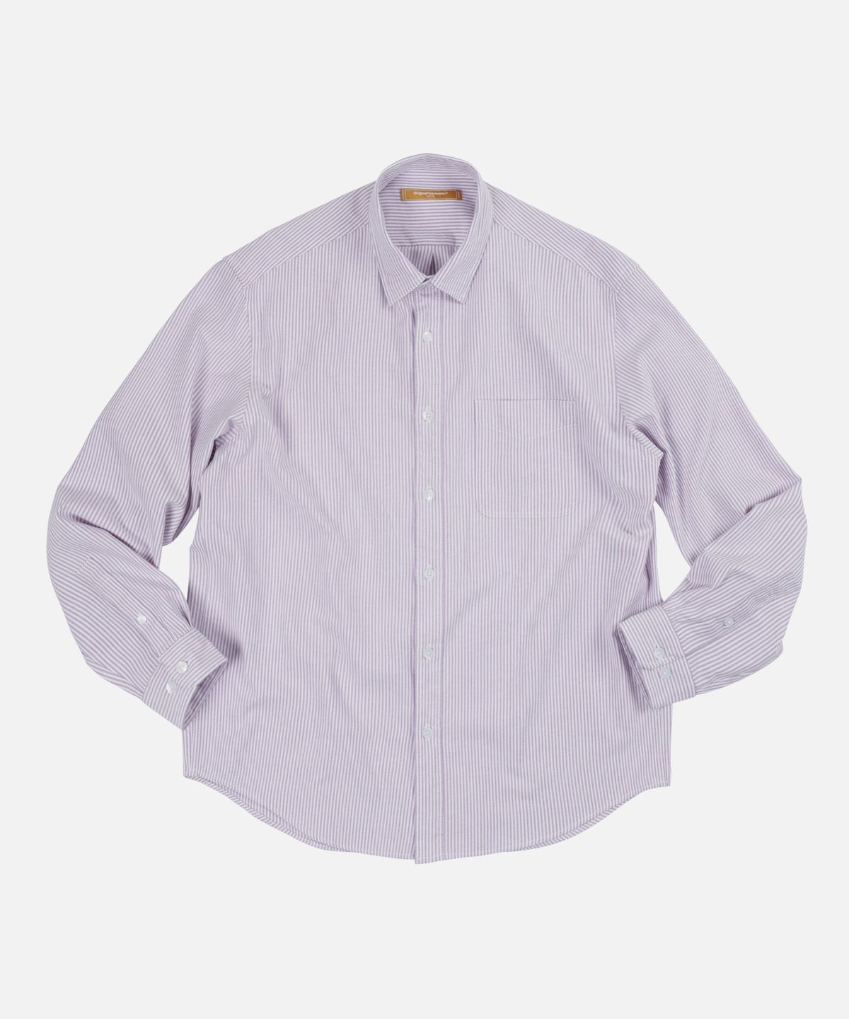 프리즘웍스(FRIZMWORKS) OG STRIPE OVERSIZED SHIRT _ PURPLE
