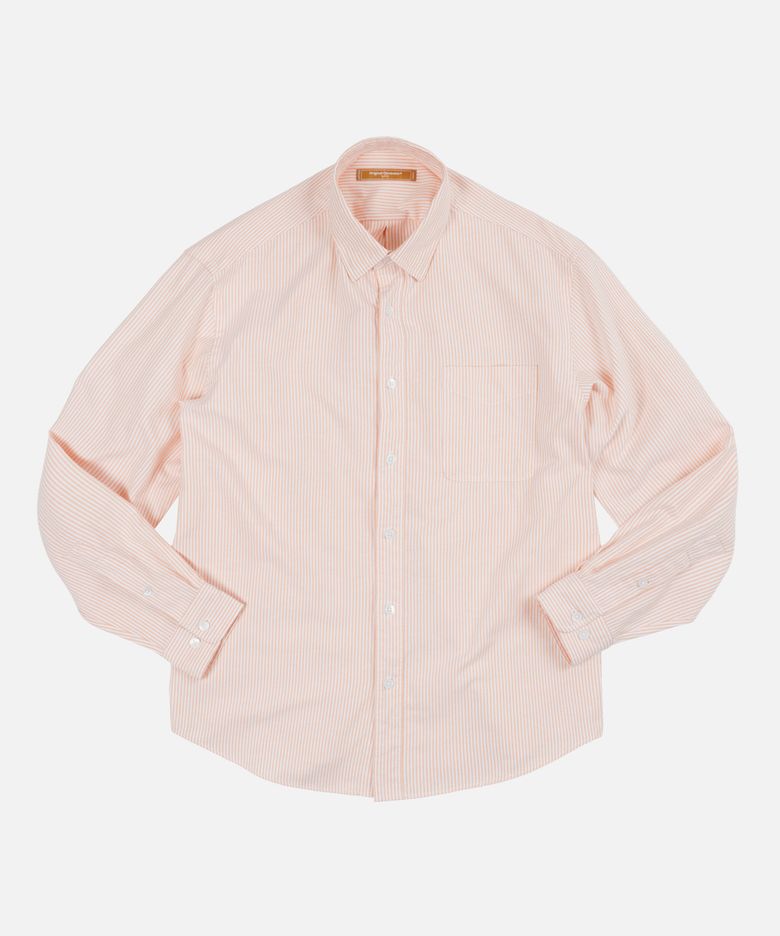 OG STRIPE OVERSIZED SHIRT _ ORANGE