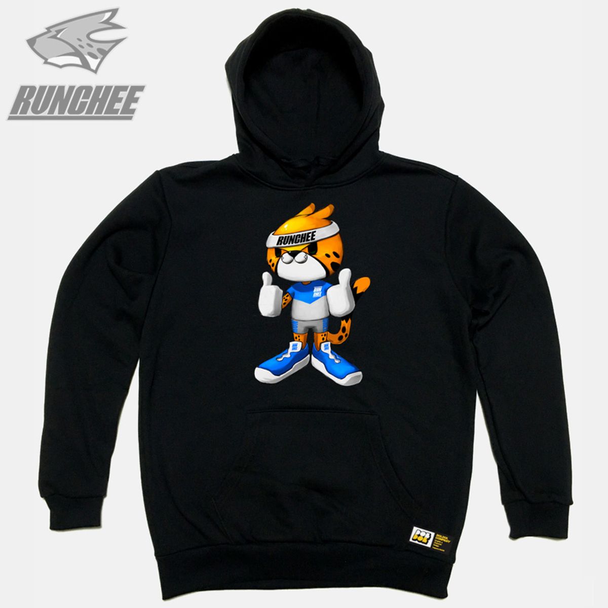 돌돌(DOLDOL) RUNCH-HOODY-40 올라운드 런닝 치타 런치 익스트림 캐릭터 그래픽  그래피티 로고 디자이너 디자인 후드티 후디