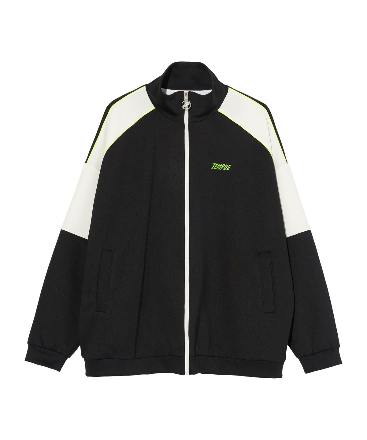 템푸스스튜디오(TEMPUS STUDIO) STANDARD TRACK ZIPUP JERSEY [BLACK]