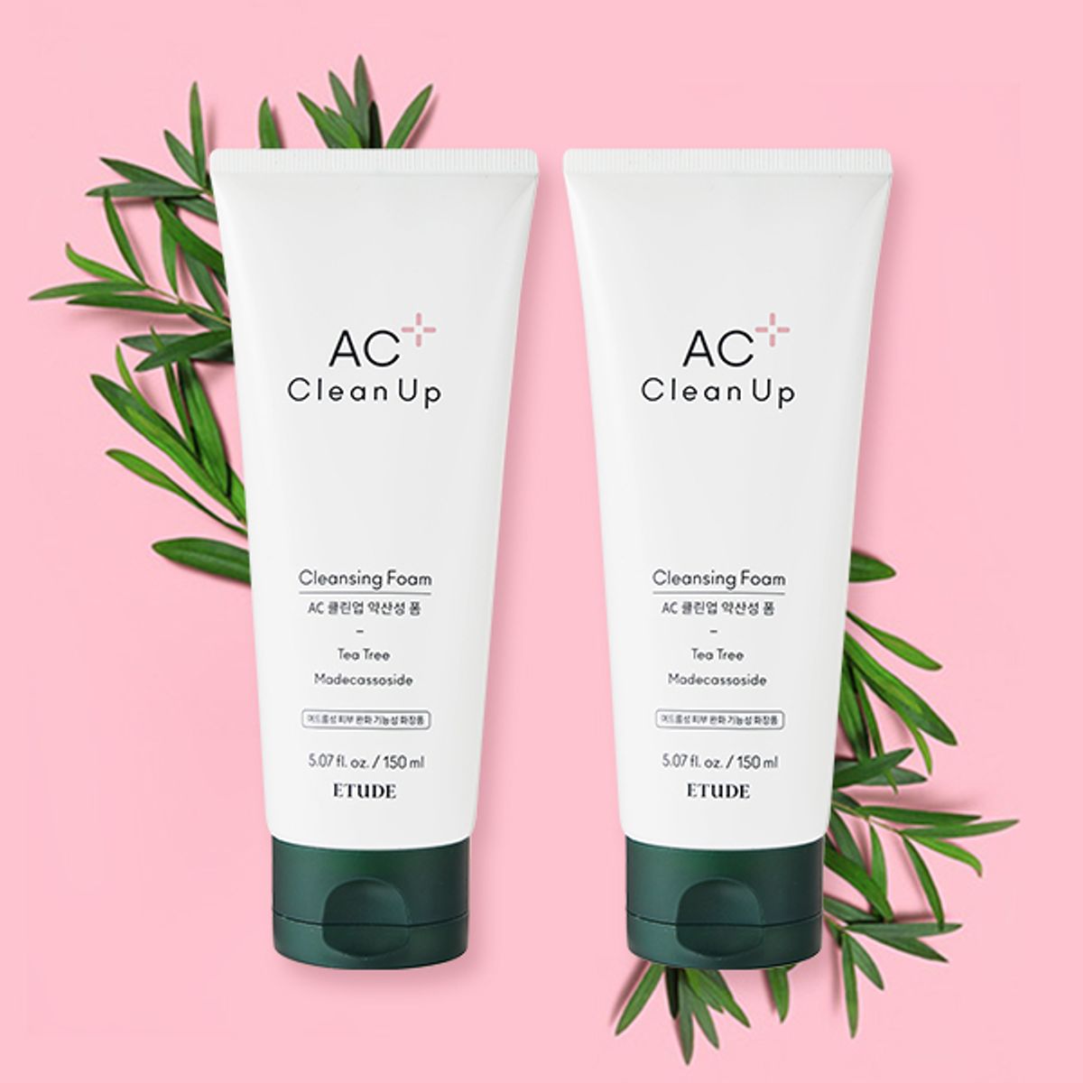 에뛰드(ETUDE) AC 클린업 약산성 클렌징 폼 2개