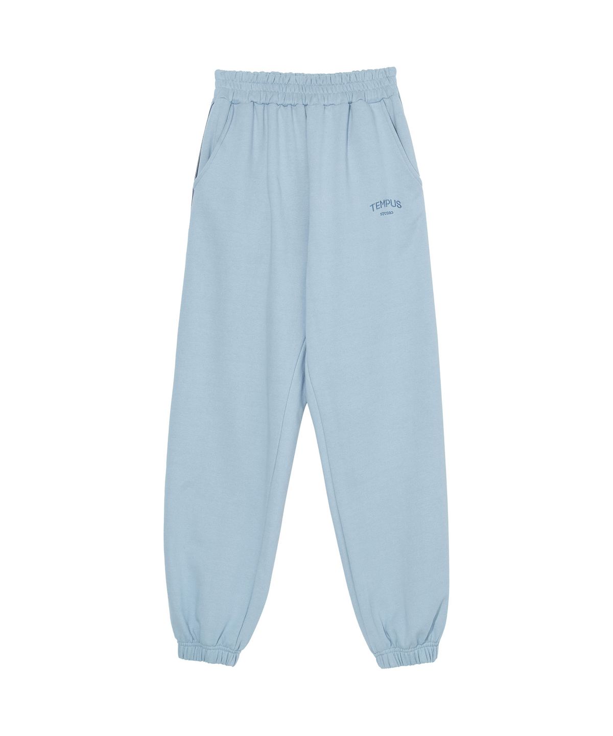 템푸스스튜디오(TEMPUS STUDIO) SIGNATURE LOGO JOGGER SWEATPANTS [LIGHT BLUE]