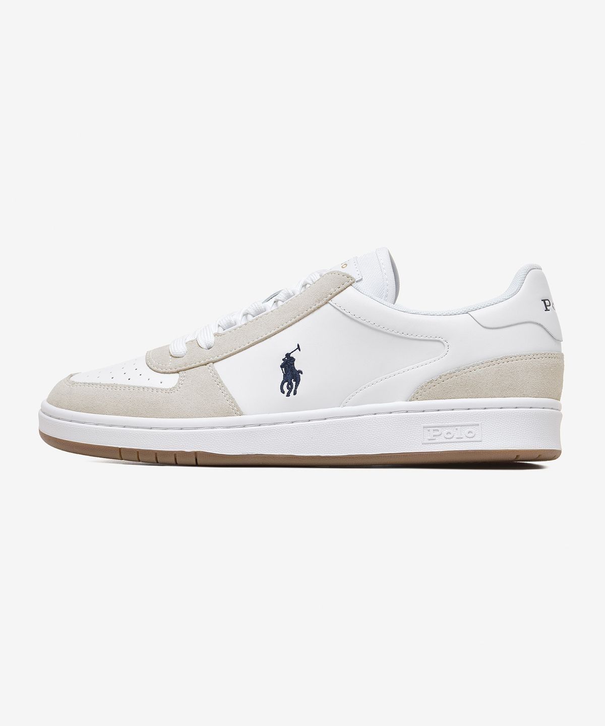 폴로 랄프 로렌(POLO RALPH LAUREN) POLO 코트 포니 스니커즈 - 화이트