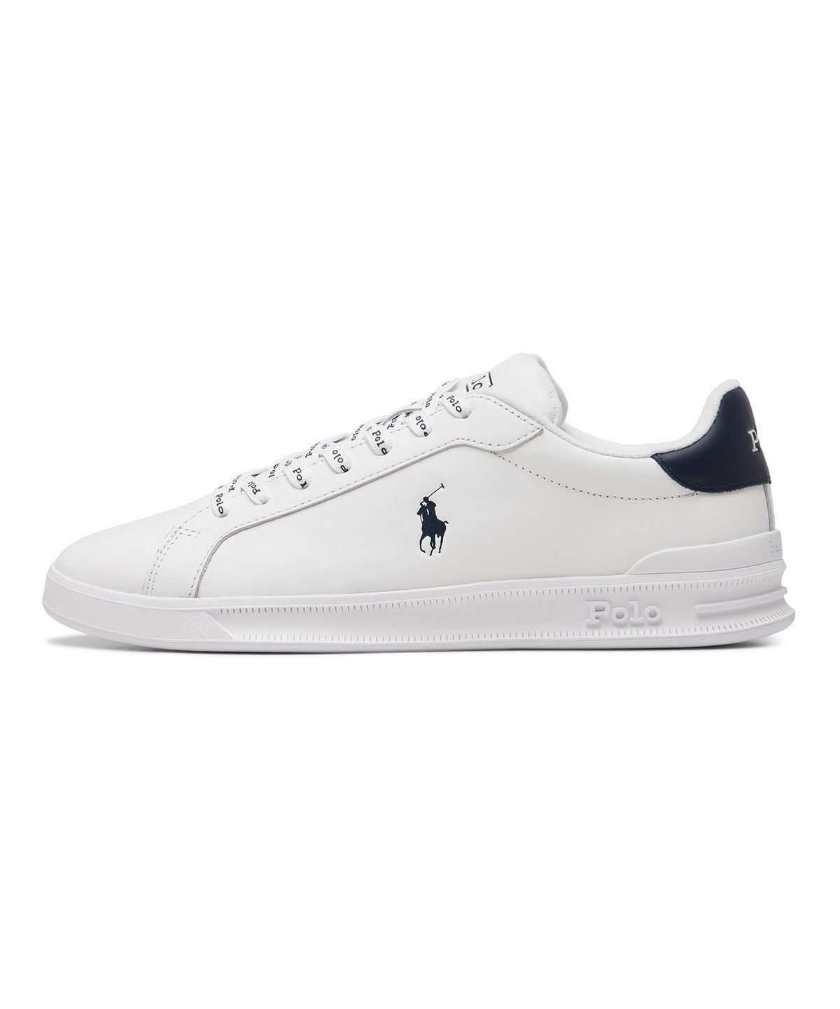 폴로 랄프 로렌(POLO RALPH LAUREN) 헤리티지 코트 II 스니커즈 - 화이트:네이비
