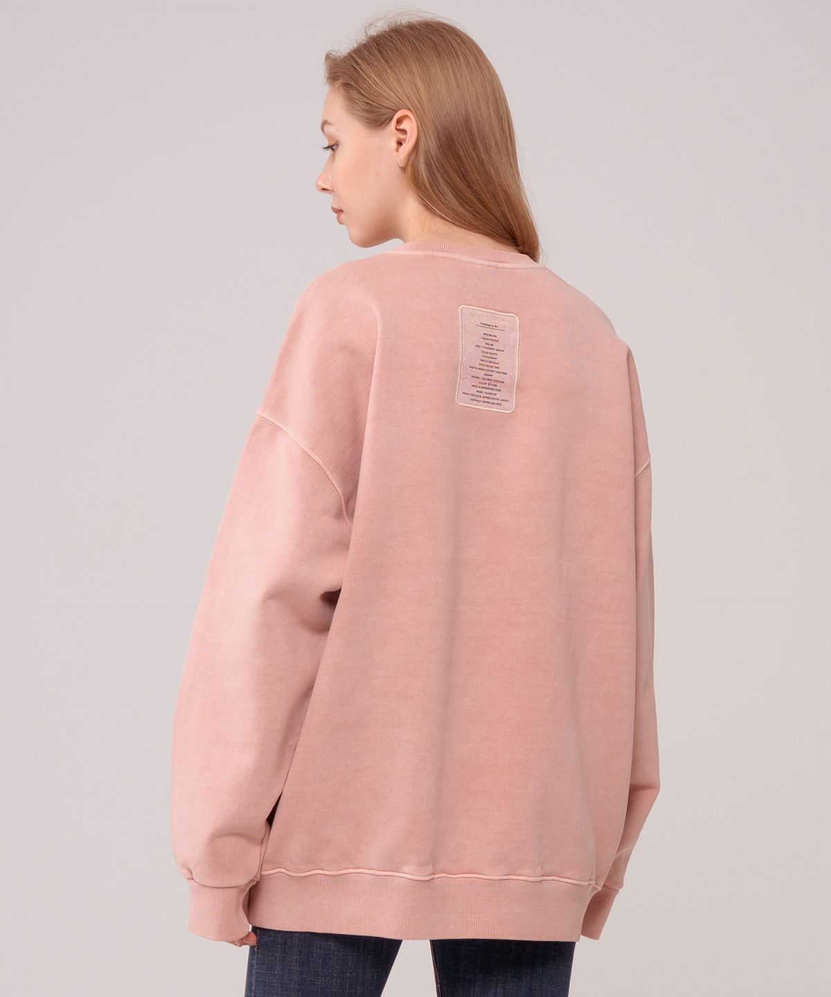 아이코노그라피(ICONOGRAPHY) PIGMENT HEAVY COTTON  LABEL ART  INDIGOP