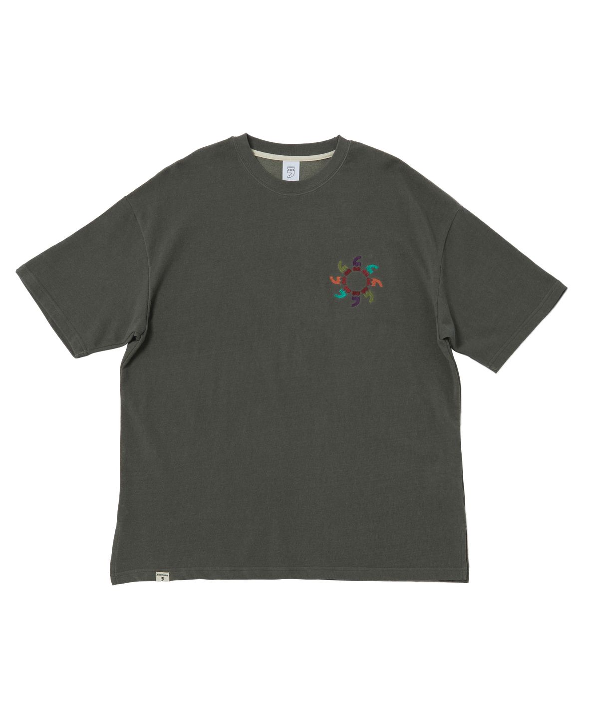 어낫띵(A NOTHING) SOLAR PIGMENT 1/2 TEE (Khaki)