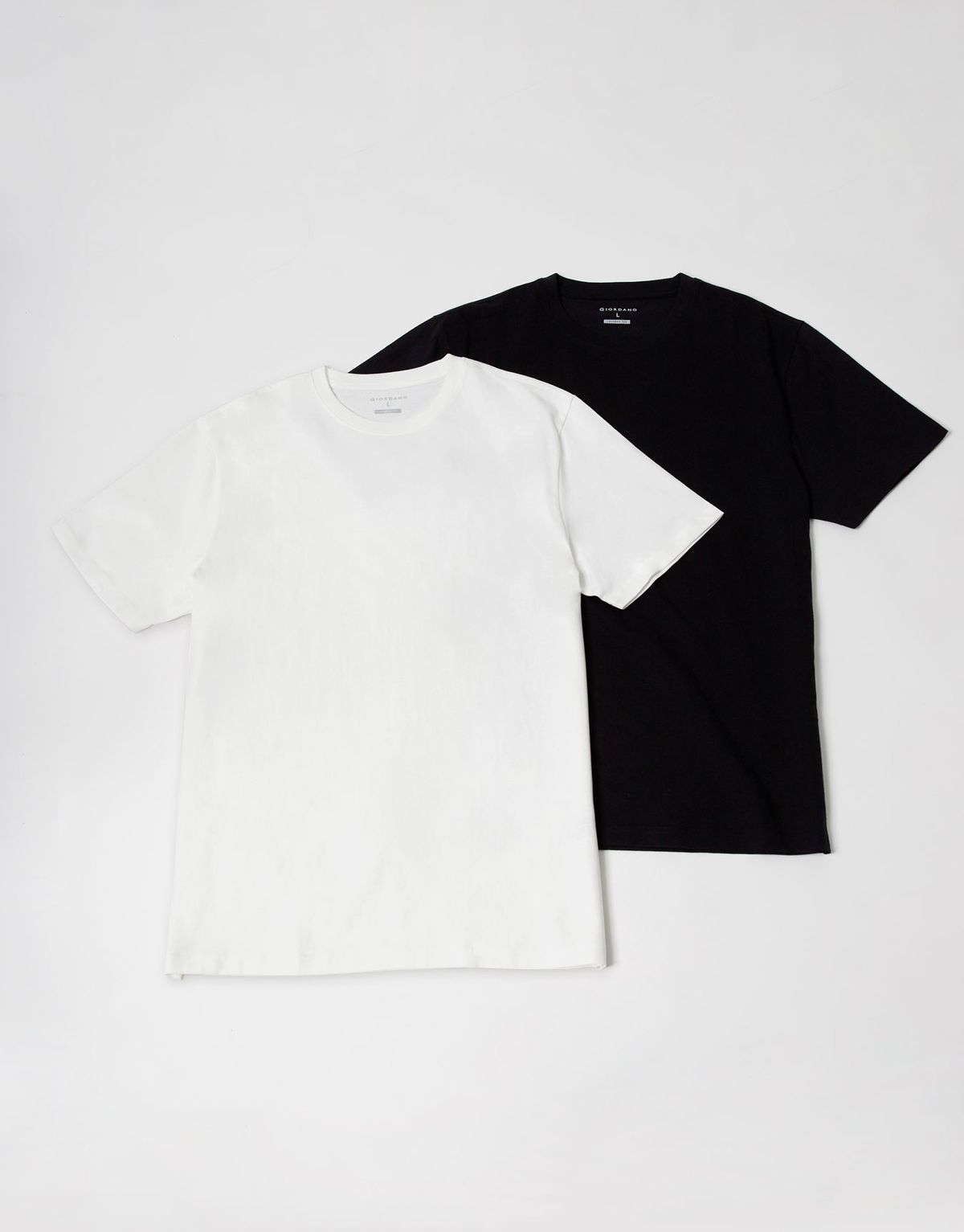 지오다노(GIORDANO) [2PACK] 레이어드 반팔 티셔츠 021541 [2color]