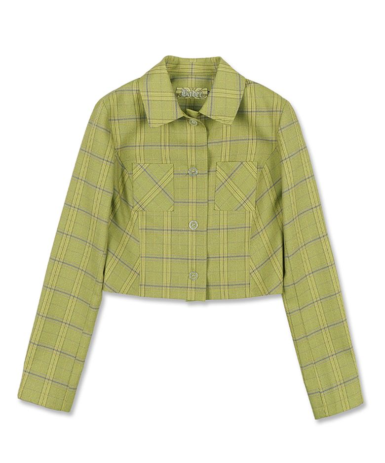 PRINCESS LINE CHECK JACKET [YELLOW]