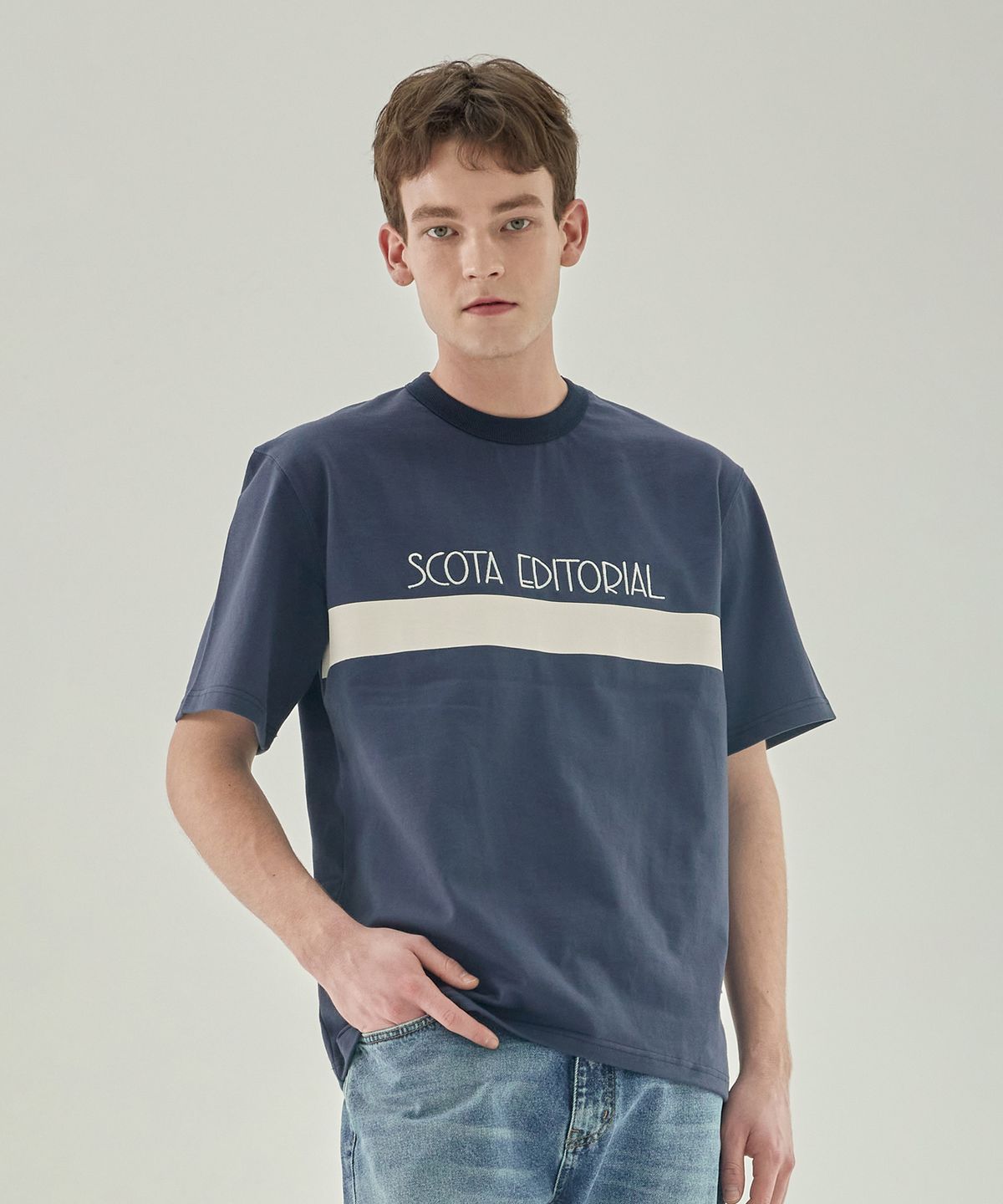 스코타(SCOTA) Semine de gres light navy