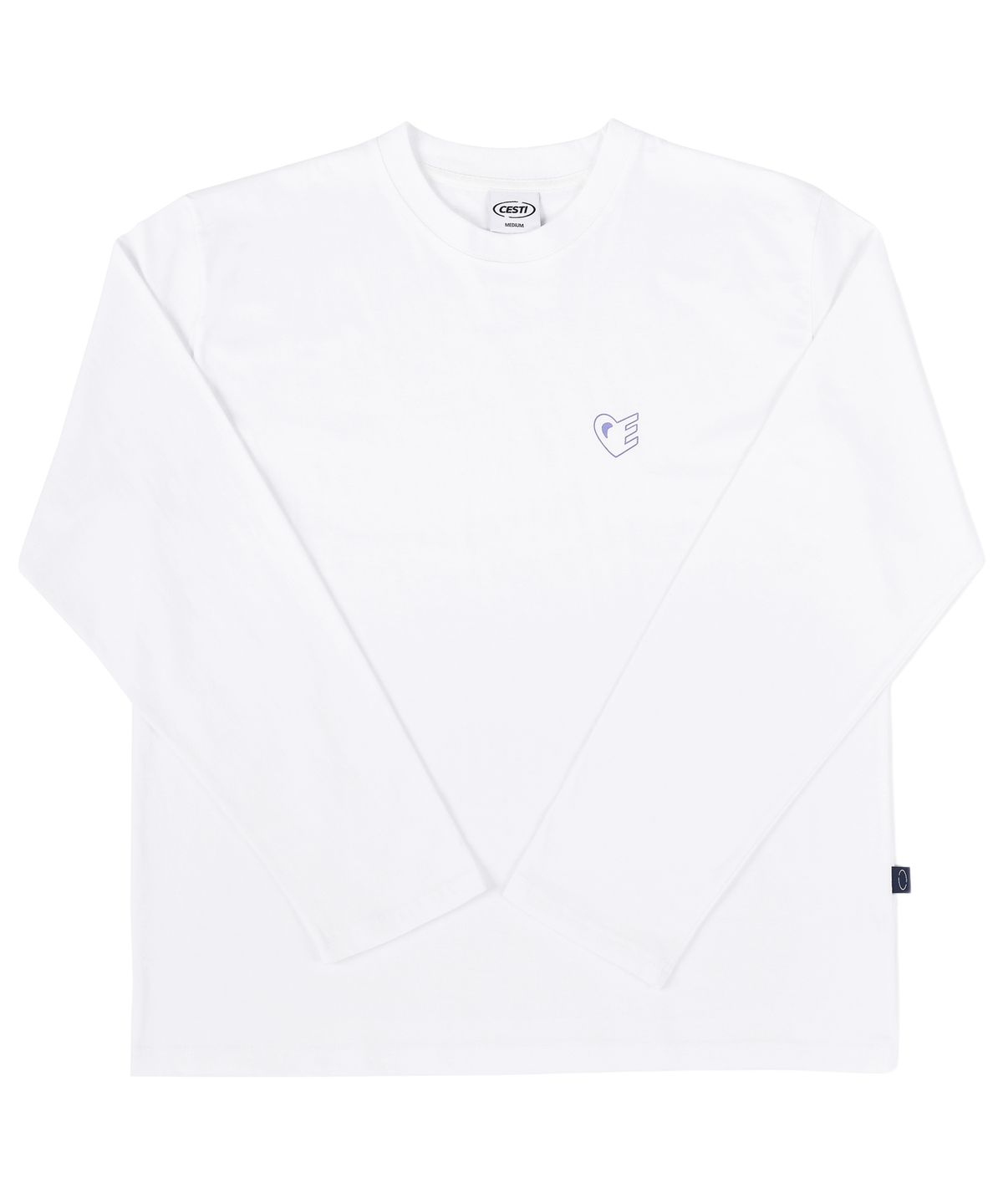 세스띠(CESTI) 하트로고 롱슬리브 WHITE