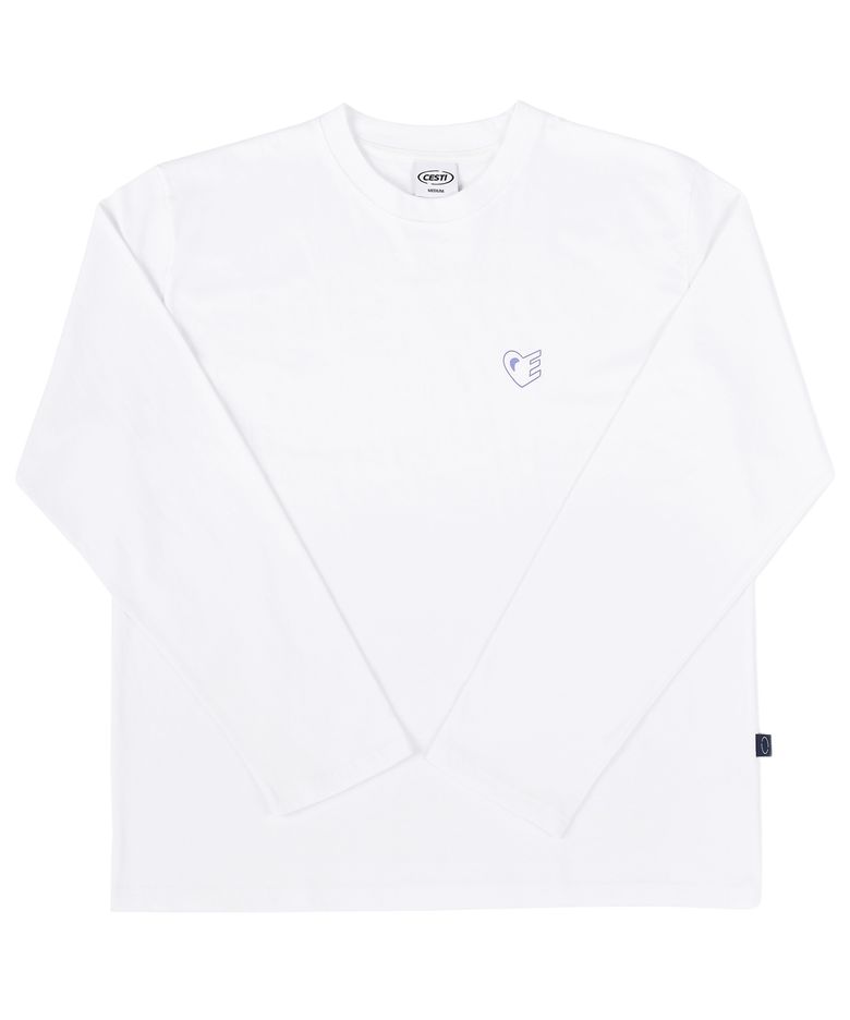 하트로고 롱슬리브 WHITE