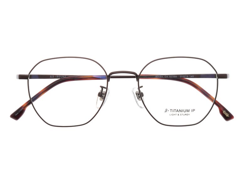 [ALOXROUNZ] AR8008A C4 폴리곤 베타티타늄 IP도금 안경