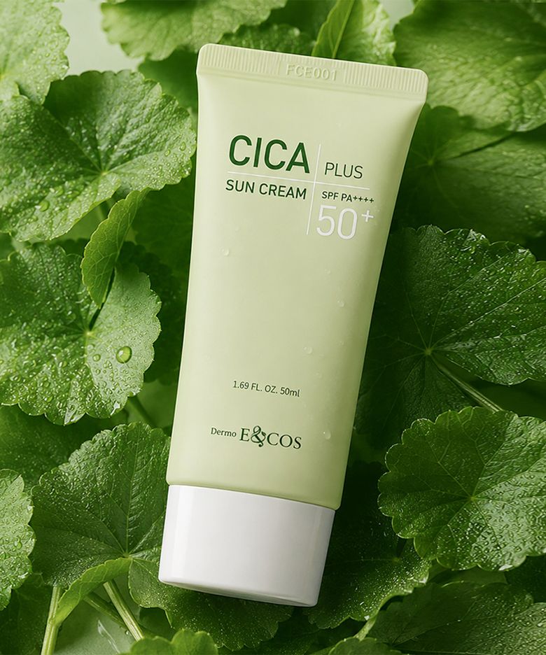 눈시림 백탁없는 시카플러스 3중기능성 선크림 SPF 50+ PA++++ 50ml