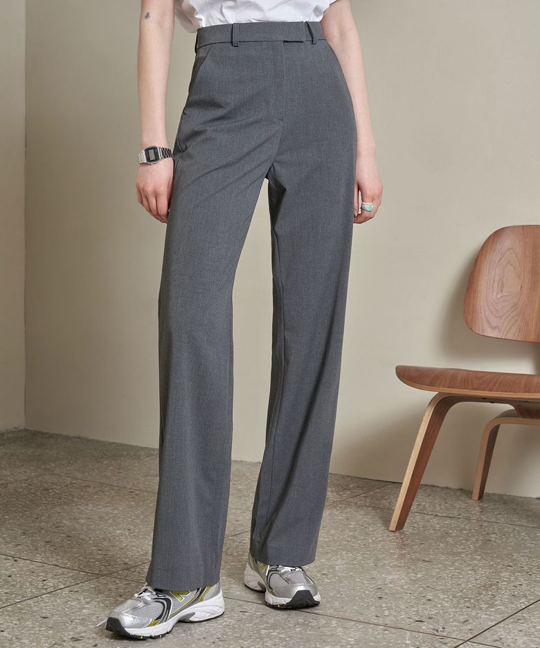 SIPT7023 Long Wide Slacks_Charcoal