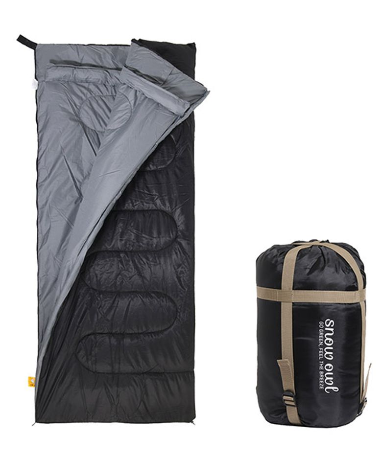 캠핑 침낭 코쿤 블랙 슬리핑 백 P1500