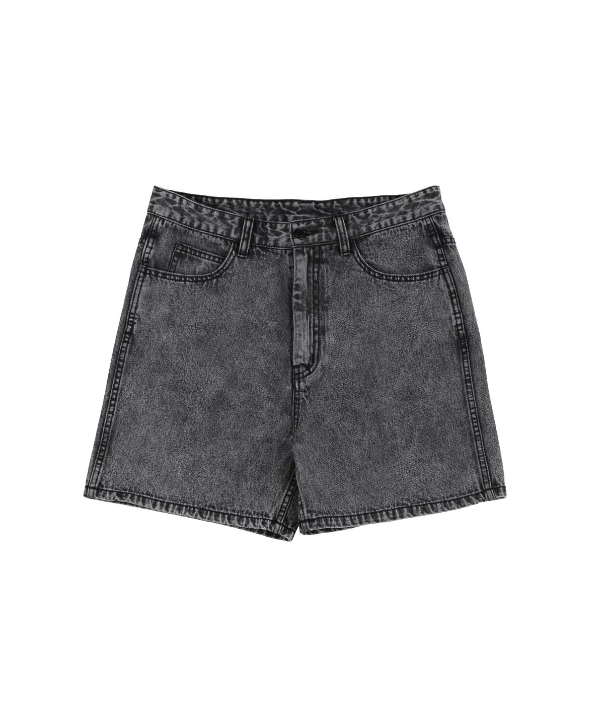 아조바이아조(AJOBYAJO) Washed Denim Shorts [Charcoal]