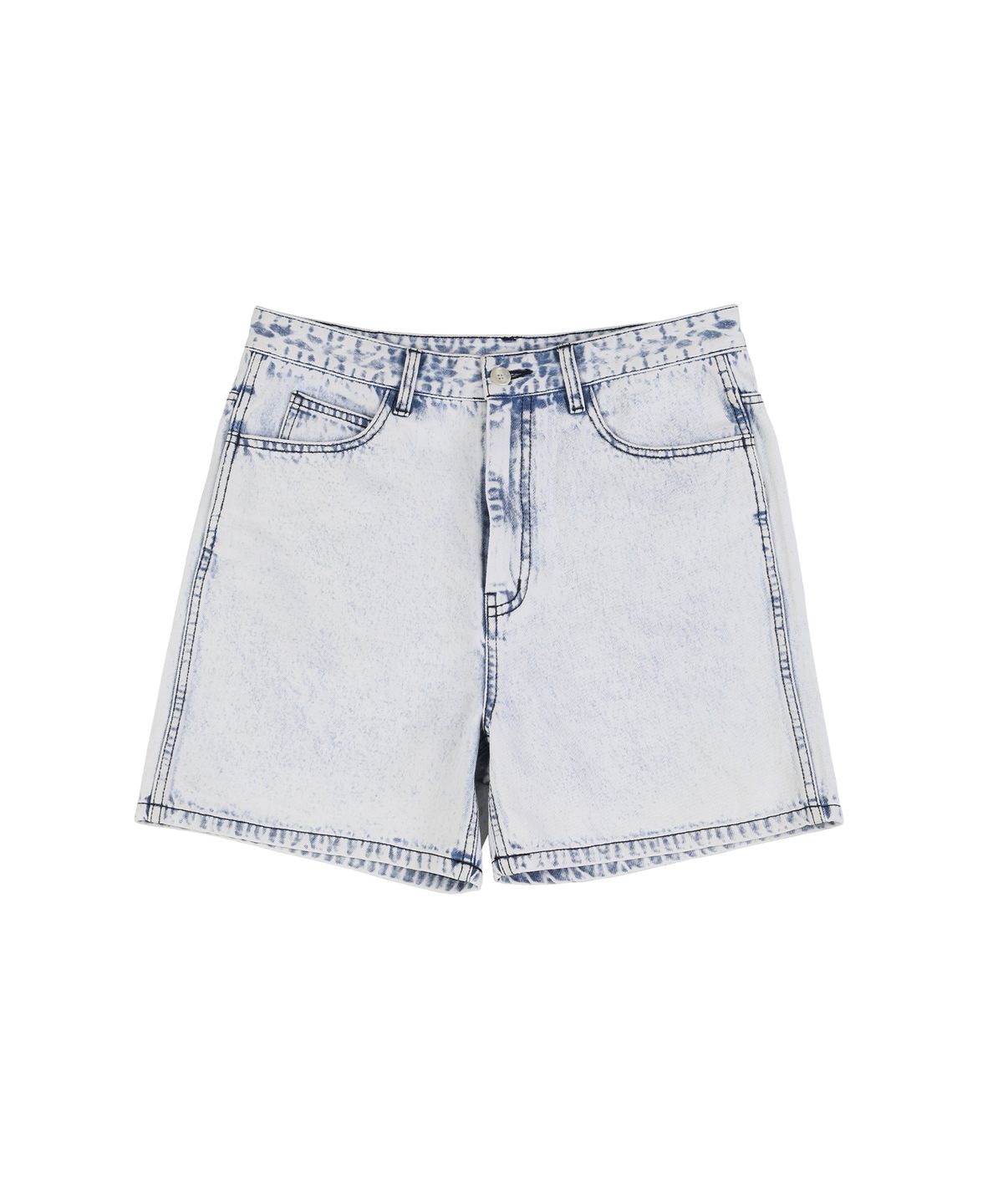 아조바이아조(AJOBYAJO) Washed Denim Shorts [White]