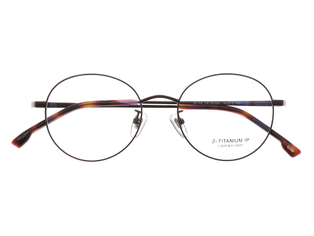 알로아이웨어(ALO EYEWEAR) [ALOXROUNZ] AR8010A C4 오르빗 베타티타늄 IP도금 안경