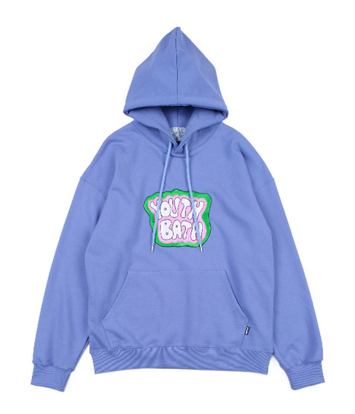 유쓰배쓰(YOUTHBATH) 21SS YB LOGO HOOD_BLUE