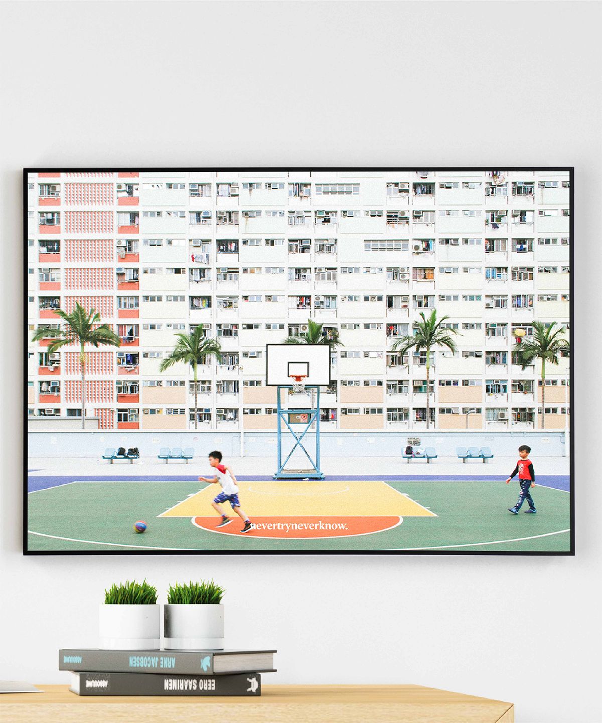 네버트라이네버노(NEVER TRY NEVER KNOW) 인테리어 포스터 In Frame Photograph Poster - 홍콩 2