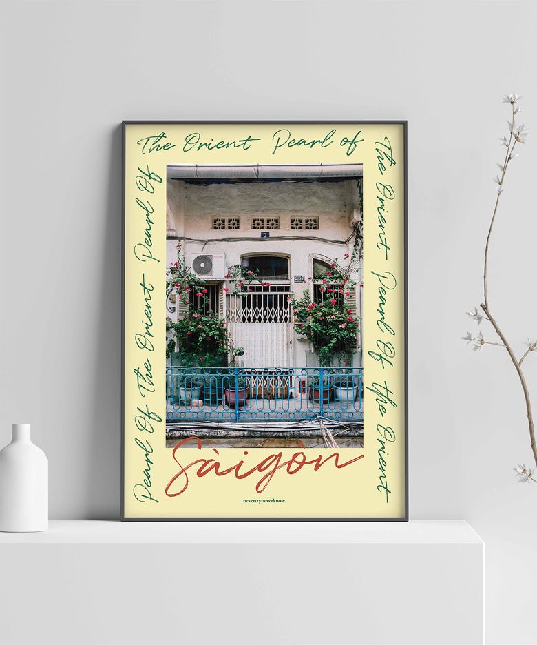 인테리어 포스터 Saigon Vibe Photograph - 베트남 호치민 3