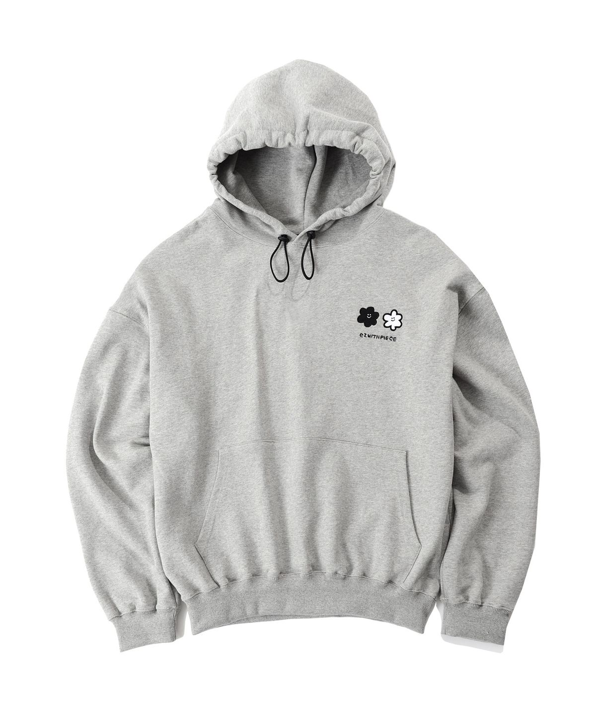 피스메이커(PIECE MAKER) [EZwithPIECE] DAISY HOODIE (GREY)