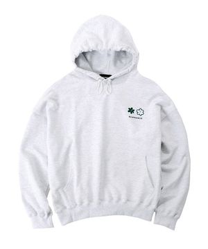 [EZwithPIECE] DAISY HOODIE (WHITE MELANGE)
