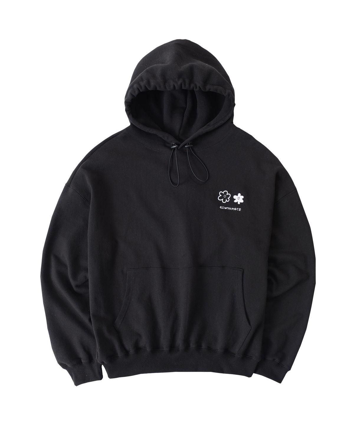 피스메이커(PIECE MAKER) [EZwithPIECE] DAISY HOODIE (BLACK)