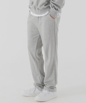 에센셜 일자 스웨트팬츠 (melange)