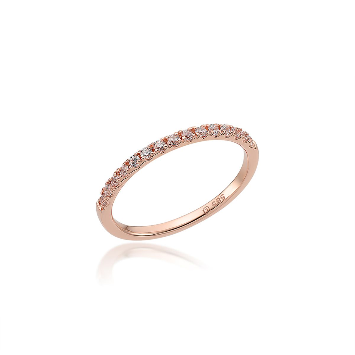 로이드(LLOYD) DIAMOND 샤인 밴드링 14K Gold  미스링 LRF20011D