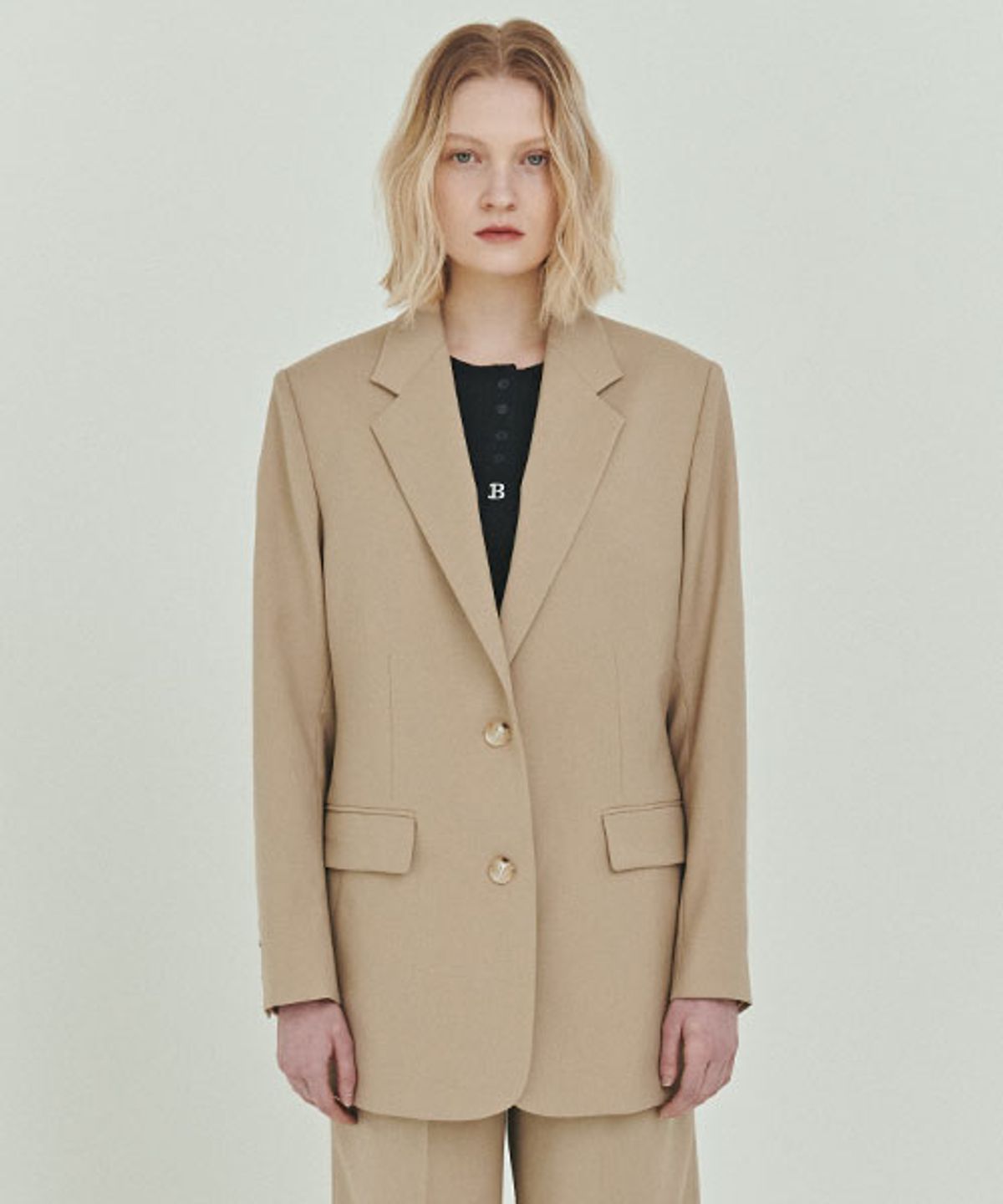 벤시몽(BENSIMON) TAILORED SET UP JACKET - BEIGE