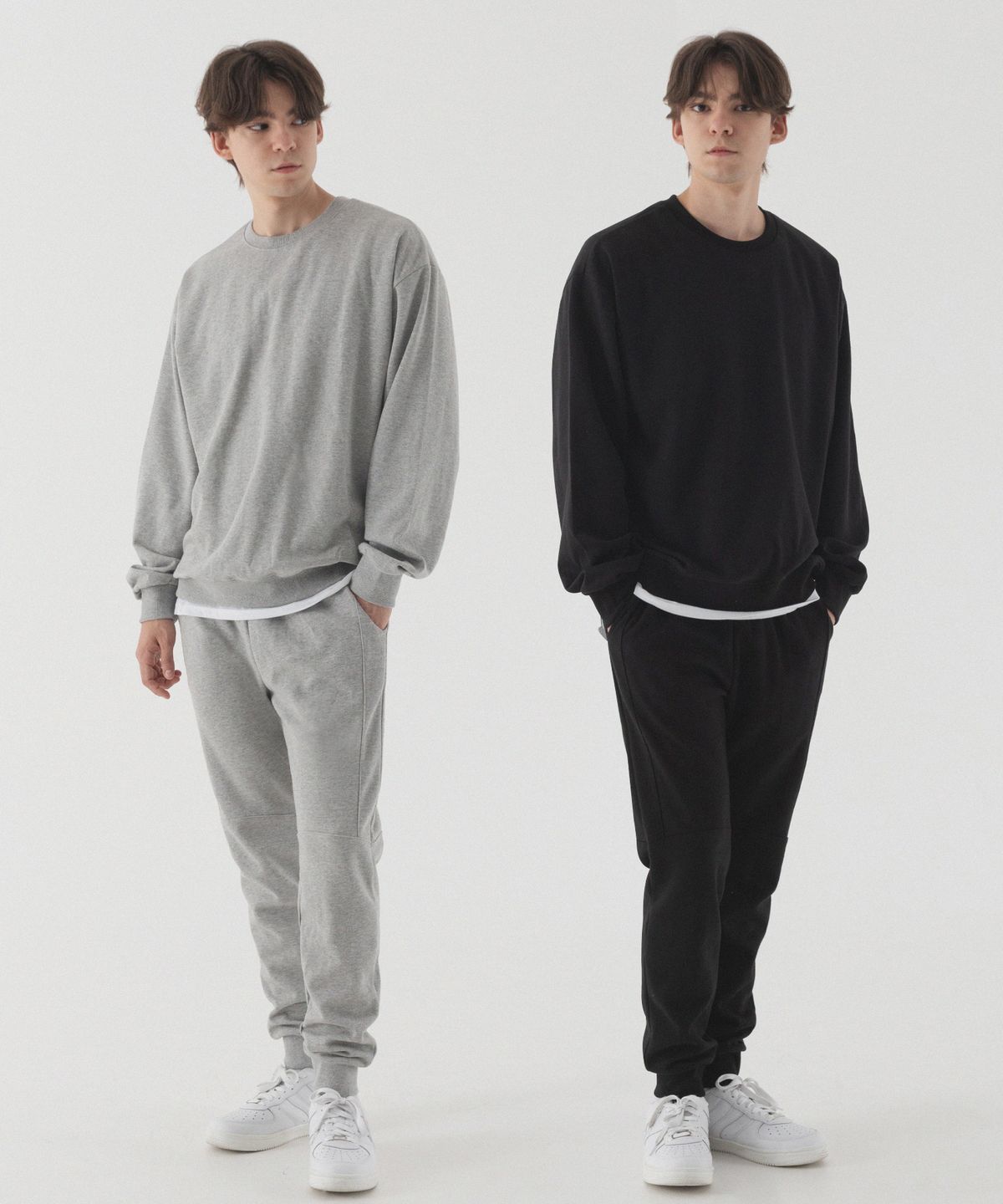 피아네르(PIANER) [SET] 베이직 조거 트레이닝 셋업 (2color)