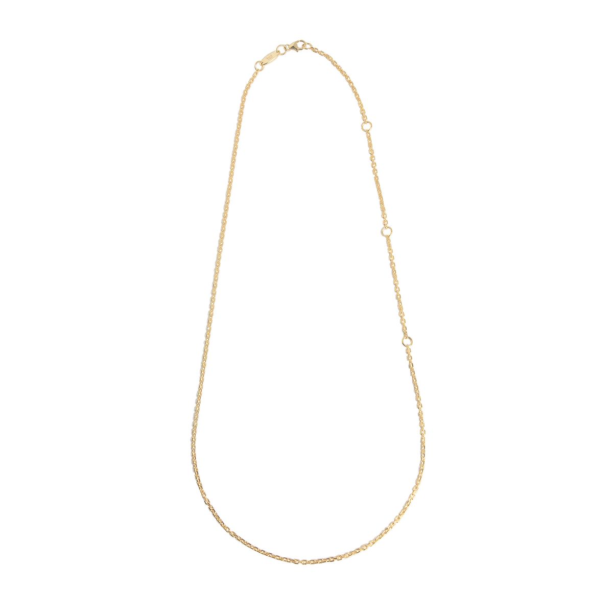 매즈믹(MEZMIC) Cable 체인 18k 골드 플레이티드 925 스털링 실버 목걸이 56cm