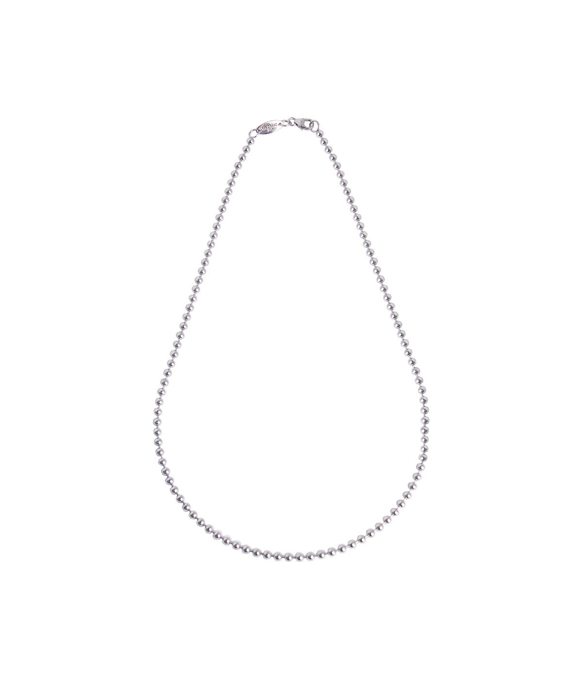 매즈믹(MEZMIC) 3mm 볼 체인 925 스털링 실버 목걸이-41cm