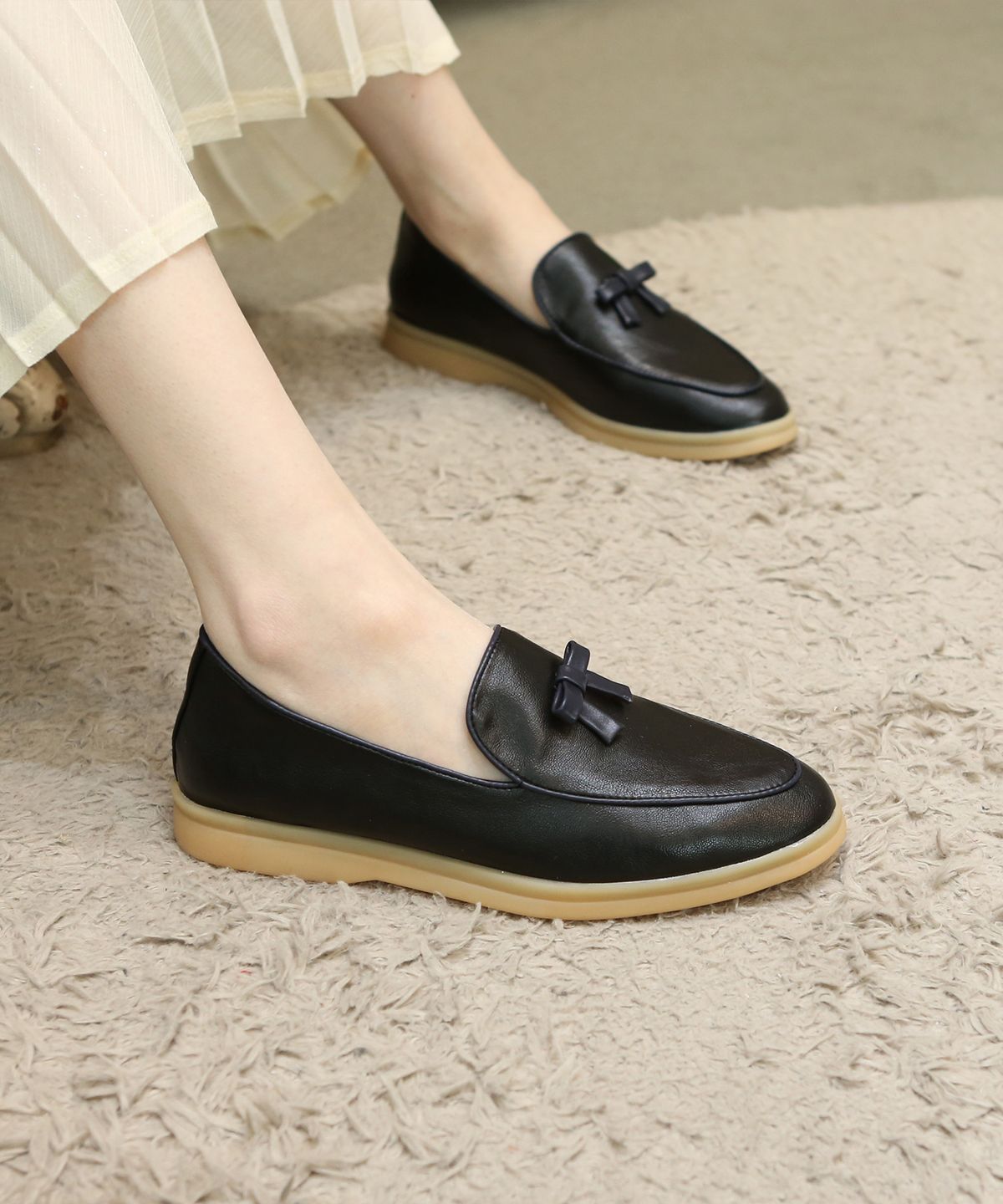 프리플라(FRI FLA) 21A8104 black loafer