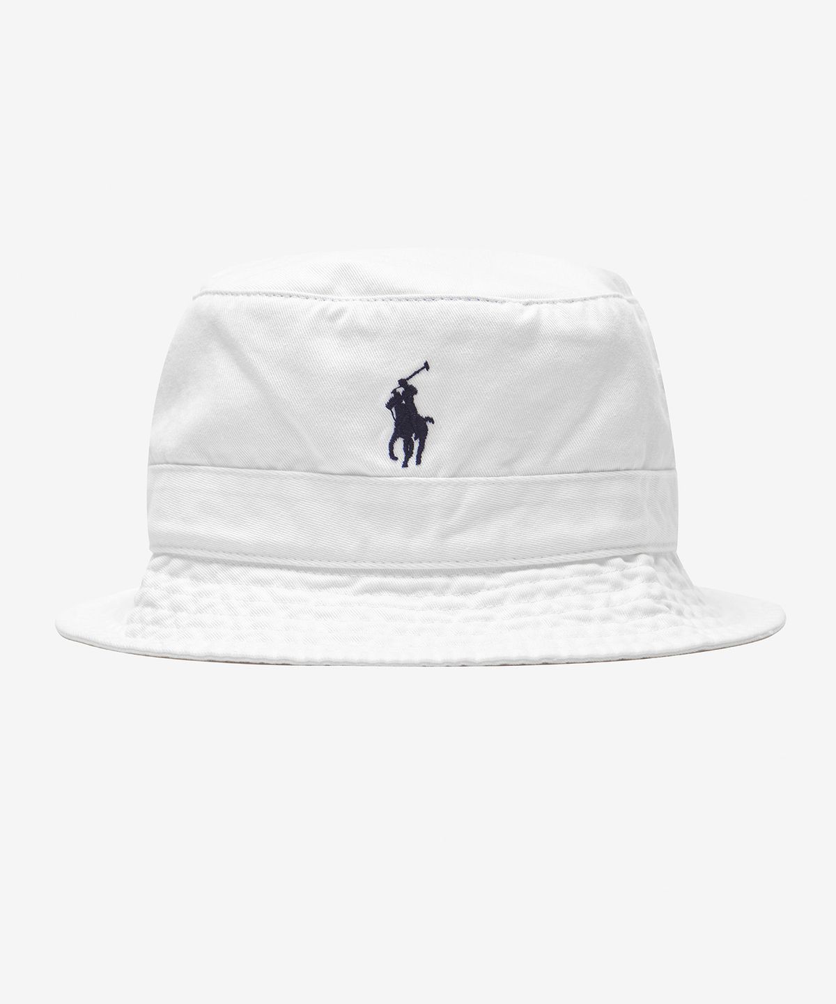 폴로 랄프 로렌(POLO RALPH LAUREN) 코튼 치노 버킷 햇 - 화이트